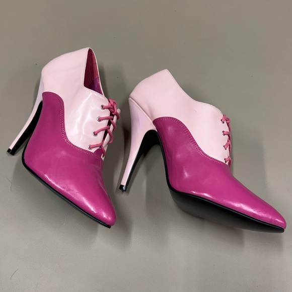 Sexy Stylish Pink Jante Lace-Up Heels - Picture 10 of 10
